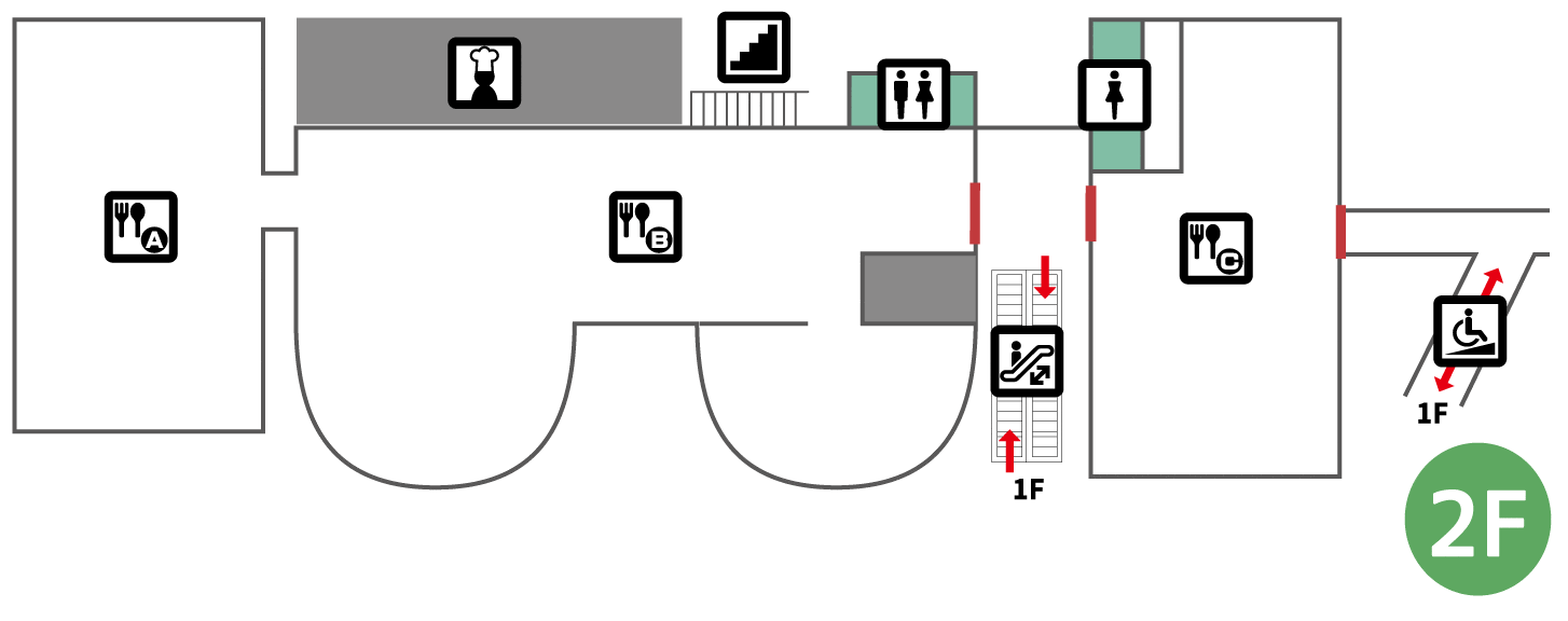 館内マップ2階